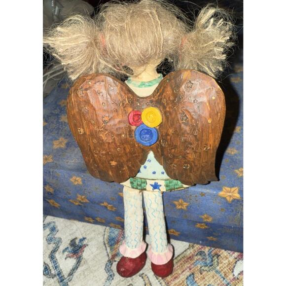 Russ The Christmas Sampler Angel Figurine 13943 - Picture 2 of 5